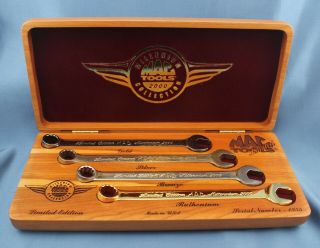 Mac Tools Gold Plated 2000 Millennium 4 - Piece Wrench Set
