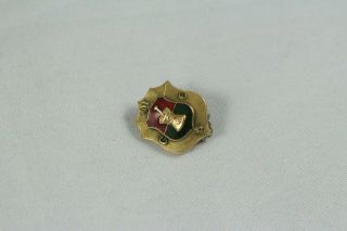 Vintage 14k Yellow Gold Fraternal Or Masonic Pin