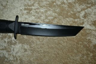 COLD STEEL LEATHERNECK TANTO KNIFE BLACK BLADE KYDEX SHEATH 3