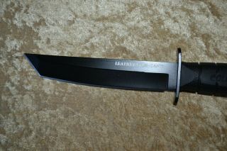 COLD STEEL LEATHERNECK TANTO KNIFE BLACK BLADE KYDEX SHEATH 5