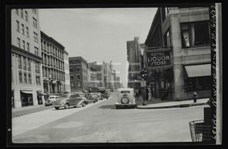1937 Lexington Ave 64th St Manhattan Nyc York City Old Photo Negative 652b