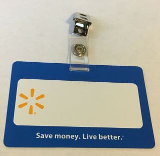 Walmart Name Badge - (personalized) With Your Name