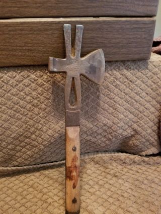 Vintage Bridgeport (bhm) Crate Tool Tomahawk Hatchet Hammer Nail Puller
