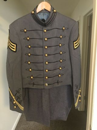West Point Us Military Academy Full Dress Jacket W/ Cadet Lieutenant Rank
