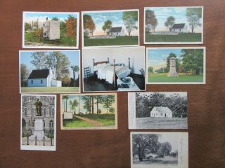 34 Post Cards Of Civil War Places And People