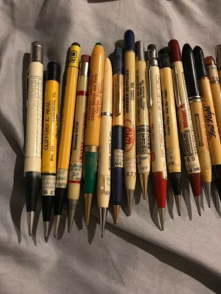 32 Various Vintage Mechanical Advertising Pencils 2