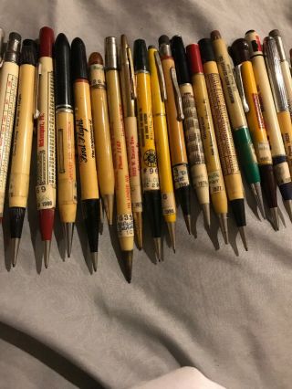 32 Various Vintage Mechanical Advertising Pencils 3