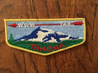 Tahoma Merged Oa Lodge 348 Old Scout Flap Patch