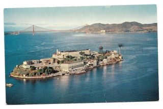 Old Postcard,  Alcatraz Prison