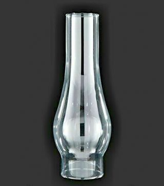 2 5/8 " X 10 " Clear Glass Oil Lamp Chimney For Rayo & C.  D.  Burner Ch942