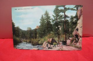 1911 Postcard Auto Road Estes Park Colo