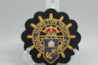 Royal Hamilton Yacht Club Jacket Cloth Patch Badge Vintage 