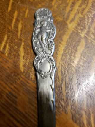 Antique c1890s Letter Opener with Cherub Angel & Advertising AMERICAN STAR SOAP 3