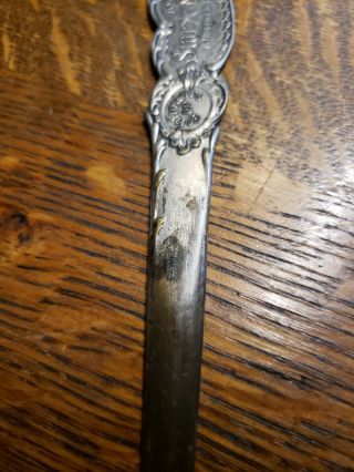 Antique c1890s Letter Opener with Cherub Angel & Advertising AMERICAN STAR SOAP 6