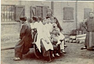 China - Shanghai,  Native - Ethnic,  Nurses,  Real Photo 14x10cm