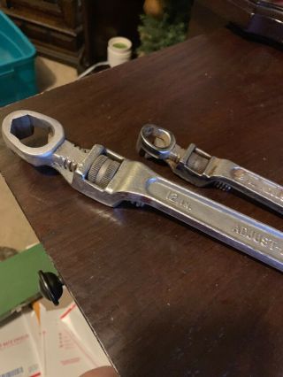 2 - Adjust - A - Box Wrenches - - Made In Usa - - Forged Alloy Steel.  8 " And 12 "