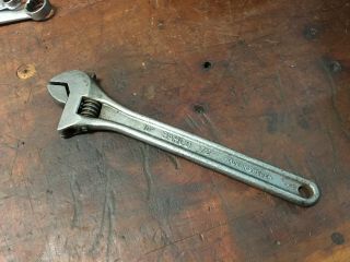 Vintage 10 " Bahco 72 Adjustable Shifter Made In Sweden A.  B.  B.  A Hjorth & Co