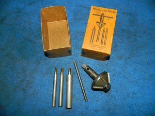 Vintage Valve Reseating Tool Set With Box