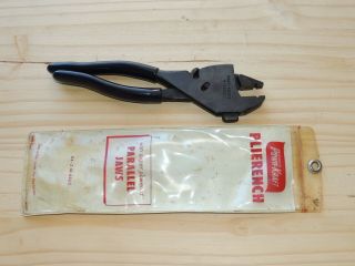 Vintage Eifel Powr - Kraft Plierench Parallel Jaws Plier Wrench Tool M - 4665