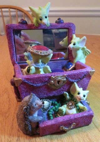 Real Musgrave Pocket Dragons,  " Toy Box " This Piece Was Autographed By Real