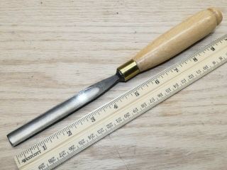 Old Wood Tools Vintage Henry Taylor 1/2 " No 7 Sweep Wood Carving Gouge Chisel
