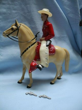 Hartland Vintage Set Of The Red Champ Cowboy - 800 Series