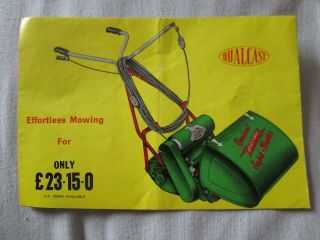 GREAT VINTAGE (1960 ' s) QUALCAST PANTHER ELECTRIC MOWER ADVERTISING POSTER 3