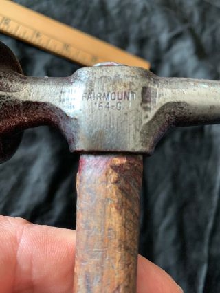 Vintage Fairmount 164 - G Auto Body Hammer Forged USA 3