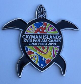 Lima 2019 Cayman Islands Pan Am Games Olympic Noc Pin