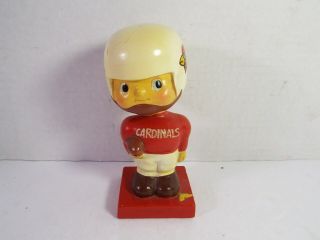 Vintage St.  Louis Cardinals Bobblehead In Football Helmet & Uniform