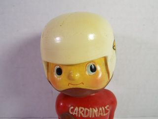 VINTAGE St.  Louis Cardinals Bobblehead in Football Helmet & Uniform 3