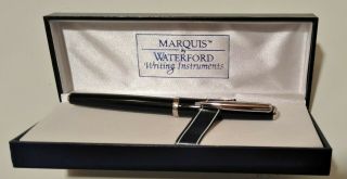 Marquis By Waterford Vintage Black Lacquer Pen In
