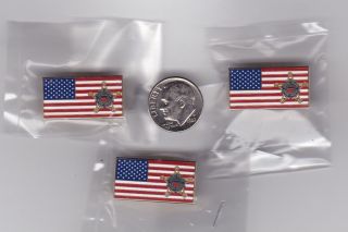 Us Secret Service Lapel Hat Pin American Flag 12 - Pack