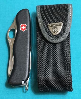 Victorinox Swiss Army Pocket Knife - Black Nylon Oh Trekker - Multi Tool