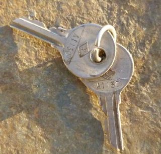 Vintage Matched Set Of Keys A1130 A 1130 Keys