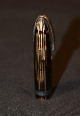 Vintage W.  A.  SHEAFFER Fountain Pen GOLD BROWN STRIPES 8