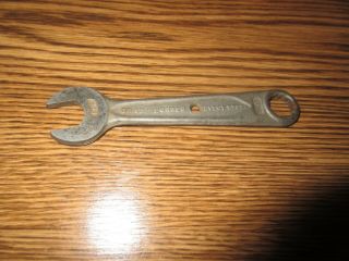 Vintage Indestro Pump Wrench With Broached End 1/2 X 7/16 Vintage Usa Tool