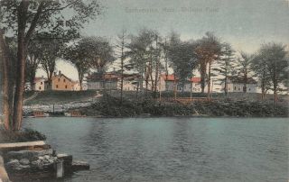 Lps77 Easthampton Massachusetts Williston Pond Vintage Postcard