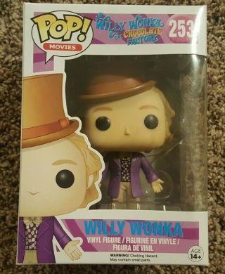 Funko Pop Willy Wonka Vinyl Figure 253 - Willy Wonka And The Chocolate Factory