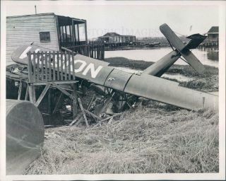 1938 Press Photo Nyc Wreckage Of Harry Wesik Plane - Ner32619
