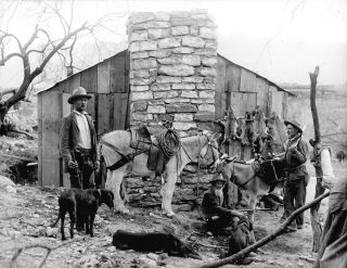 1908 Photo Arizona Territory - Trappers And Hunters - Four Peaks & Salt River