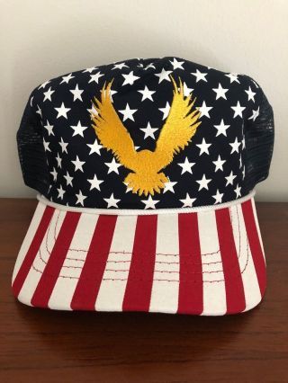 Donald Trump Official Campaign Freedom Hat American Flag Design Limited Edition
