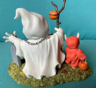 Cherished Teddies HAUNTED TRICK OR TREATING FUN Mark Maggie Marylee Signed 3