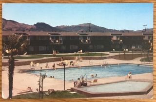 Corte Madera California Edgewater Inn Motel Swimming Pool Postcard 148