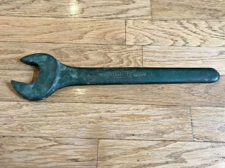 Vintage Antique Huge 19 " Long Williams Open End Wrench Snap On Locomotive Tool