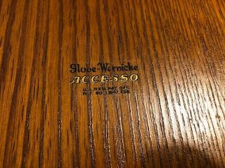 Vintage Globe Wernicke A - 2 Stacking Desk Wood Dovetailed Trays 2
