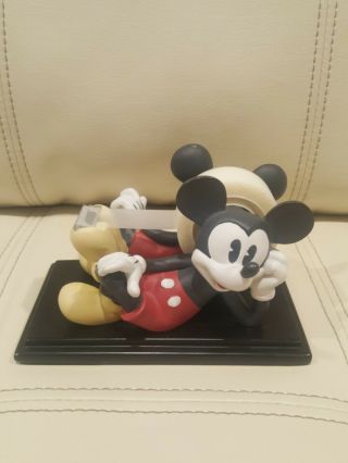 Disney Mickey Mouse Tape Dispenser Desk Office Accesory Classic Look
