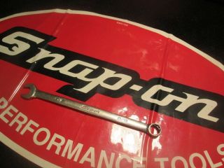Snap - On Tools 9/16 " Long Open End Combination Wrench 12 Point Oexl18b Usa