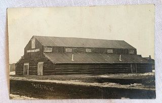 1908 The Tabernacle Real Photo Postcard White South Dakota Tar Paper & Lath Wood