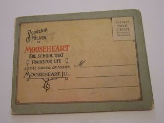 Mooseheart School Loyal Order Of Moose Mini Souvenir Folder C 1910s - 22 Views